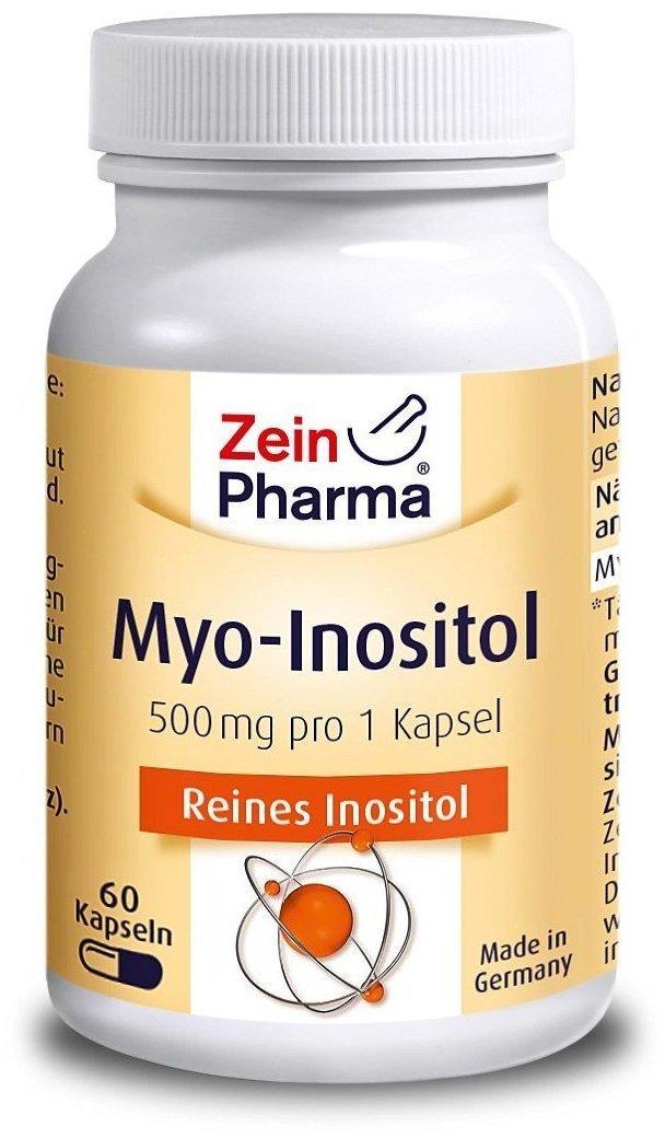 ZeinPharma MyoInositol 500mg Kapseln (60 Stk.) Erfahrungen 3.3/5 Sternen