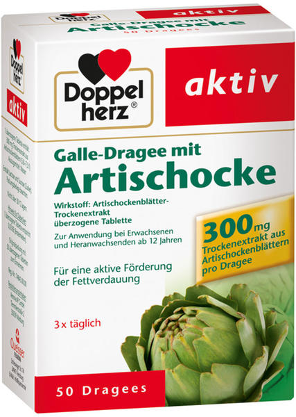 akiv Galle-Dragee mit Artischocke 300 (50 Stk.)