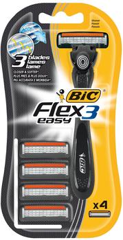 BIC Deutschland GmbH Co OHG RASIERER BIC Flex 3 Hybrid 1 Rasierer+4 Wechselkl.
