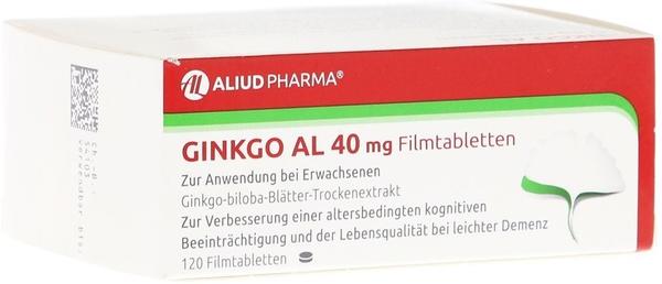 Ginkgo AL 40 mg Filmtabletten (120 Stk.)