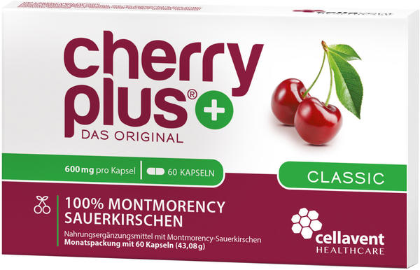 Cellavent Cherry PLUS Das Original Montmorency Kapseln (60 Stk.)