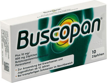 Buscopan plus Suppositorien (10 Stk.)