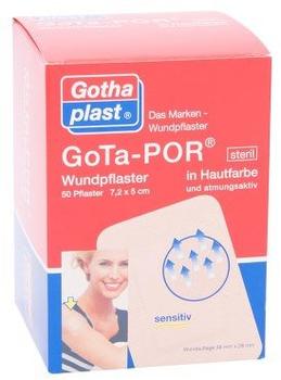 Gothaplast GoTa-POR Wundpflaster steril 7.2x5cm hautfarben