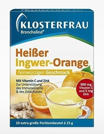 Klosterfrau Broncholind Heißer Ingwer-Orange Granulat (10 x 15 g)