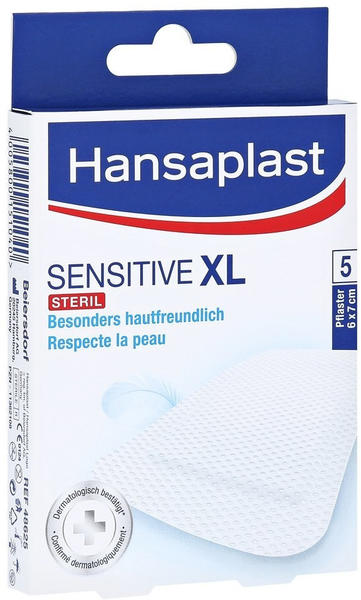 Beiersdorf Hansaplast sensitive XL 6 x 7 cm (5 Stk.)
