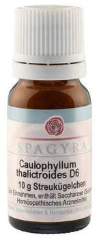 Spagyra Caulophyllum Thalictroides D 6 Globuli (10g)