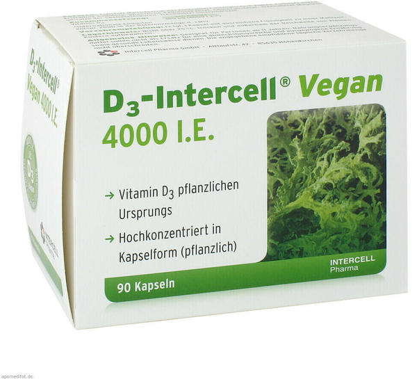 Intercell Pharma D3-Intercell 4000 I.E. Kapseln vegan (90Stk.)