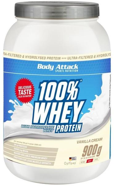 Body Attack 100% Whey Protein (58468) 900g Vanilla
