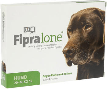 O Zoo GmbH Fipralone für große Hunde 268mg 4 Stück