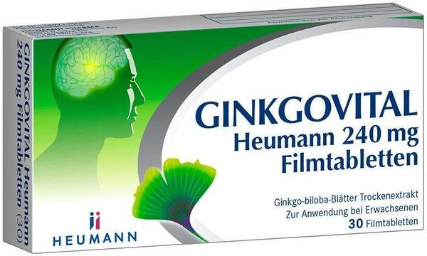 GINKGOVITAL Heumann 240 mg Filmtabletten (30 Stk.)