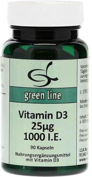 11 A Nutritheke Vitamin D3 25µg 1.000 I.E. Kapseln (90 Stk.)