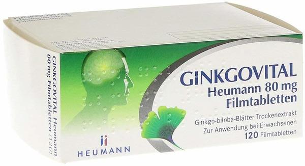 HEUMANN PHARMA GmbH & Co Generica KG Ginkgovital Heumann 80 mg Filmtabletten 120 St.