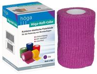 H&ouml;ga Fixierbinden Haft Color, lila, selbsthaftend ohne Klebstoff, 4m x 8cm,