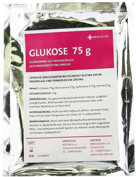 Medicalfox Glukose Kirsch Plv.z.Her.Lsg.z.Einnehmen (75 g)