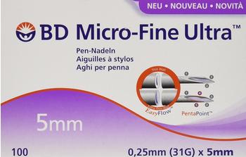ACA MüllerADAG Pharma BD MICRO-FINE Ultra Pen-Nadeln 0.25x5mm