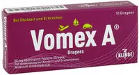 Vomex A Dragees 10 St