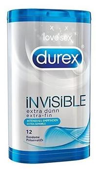 Durex Invisible Extra dünn (12 Stk)