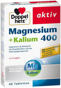 Doppelherz Magnesium + Kalium Tabletten (60 Stk.)