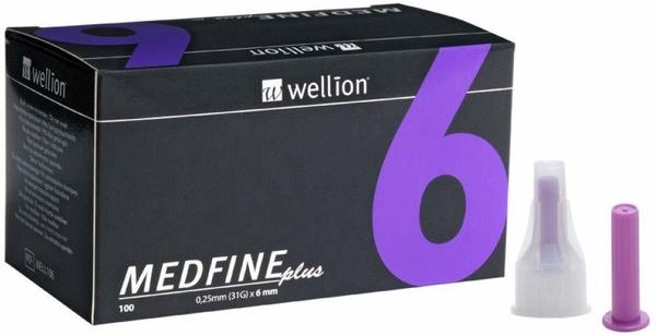 Wellion Medfine plus Pen-Nadeln 6 mm 31G (100 Stk.)