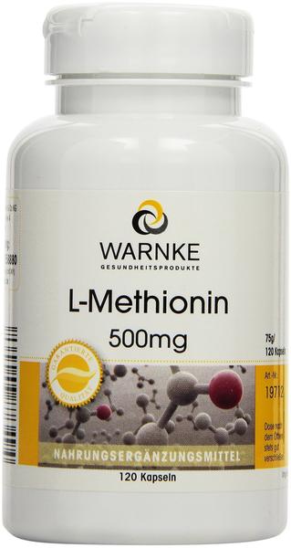 Warnke Gesundheit L-Methionin 500mg Kapseln (120 Stk.)