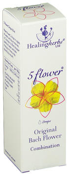 Healing Herbs Bach Kombination 5 Flower Notfalltropfen Healing Herbs (30 ml)