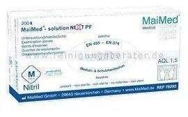 MaiMed GmbH -Bereich Vertrieb- MAIMED solution NEXT PF Handsch.Nitril Gr.M weiß