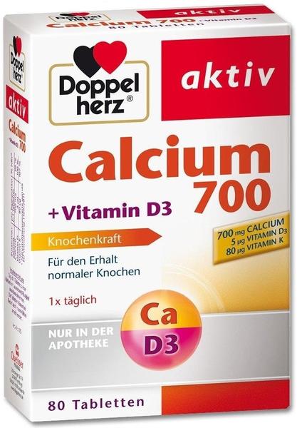 Doppelherz Calcium 700 + Vitamin D3 Tabletten (80 Stk.)