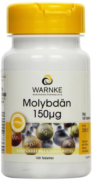 Warnke Gesundheit Molybdän 150µg Tabletten (100 Stk.)