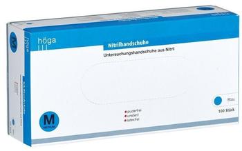 HÖGA-PHARM G Höcherl NITRIL Handschuhe puderfrei Gr.M blau