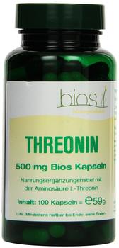 BIOS NATURPRODUKTE THREONIN 500 mg Bios Kapseln