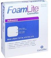 FOAM LITE Convatec adh&auml;siv PU-Schaumverband 8x8 cm 10 St