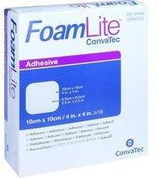ConvaTec Foam Lite adh&auml;siv PU-Schaumverb.10x10 cm 10 St