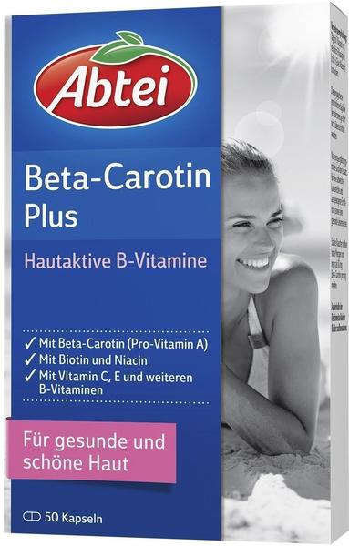 Abtei Beta-carotin Plus Hautaktive B-Vitamine Kapseln (50 Stk.)