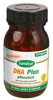 Sanatur GmbH DHA PLUS pflanzlich Omega-3-Fettsäuren Kapseln