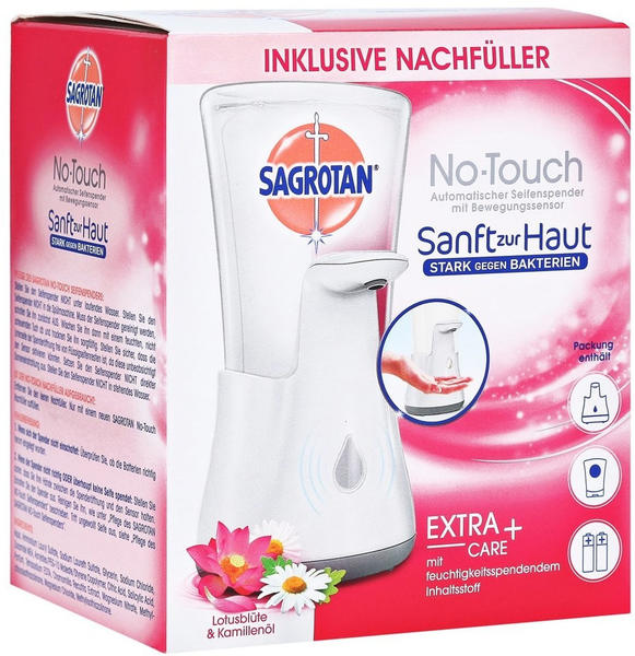 Sagrotan No-Touch Automatischer Seifenspender Veilchenblüte (250ml)