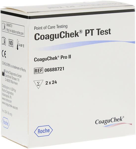 Roche Coaguchek PT Test (2 x 24 Stk.)