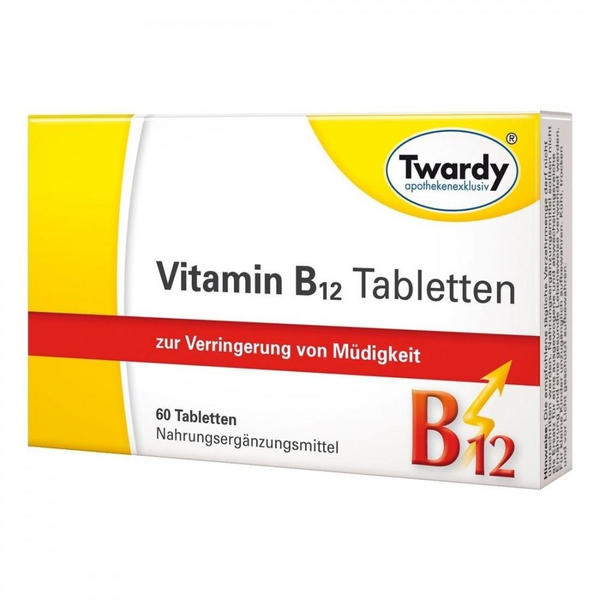 Twardy Vitamin B12 Tabletten (60 Stk.) Test ❤️ Jetzt ab 4,56 € (Februar  2022) Testbericht.de