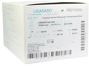 Ligamed Ligasano Steril 15 x 10 x 1 cm Kompressen (10 Stk.)