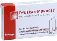 Dynexan Mundgel Zylinderampullen 2X1,7 g