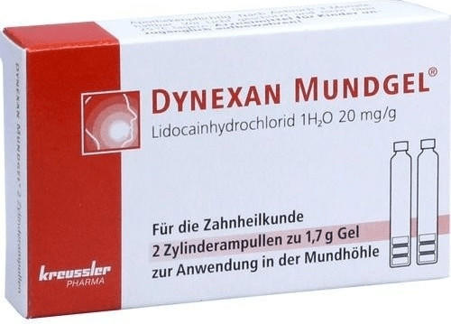 Dynexan Mundgel Zylinderampullen (2x1,7g)