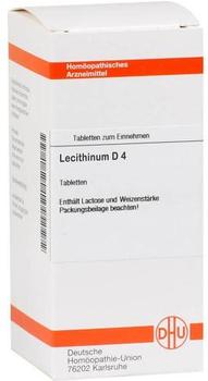 DHU Lecithinum D 4 Tabletten(80 Stk.)