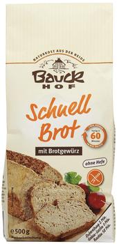 Bauckhof Bio glutenfreies Schnellbrot mit Brotgewürz (500g)
