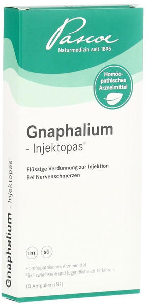 Pascoe Naturmedizin Gnaphalium Injektopas Ampullen (10 Stk.)