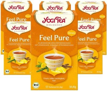 Taoasis YOGI TEA Detox Tee mit Zitrone Bio Filterbeutel 17X1.8 g