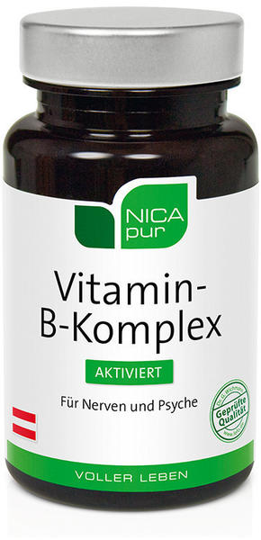 Nicapur Vitamin B-Komplex aktiviert Kapseln (60 Stk.)