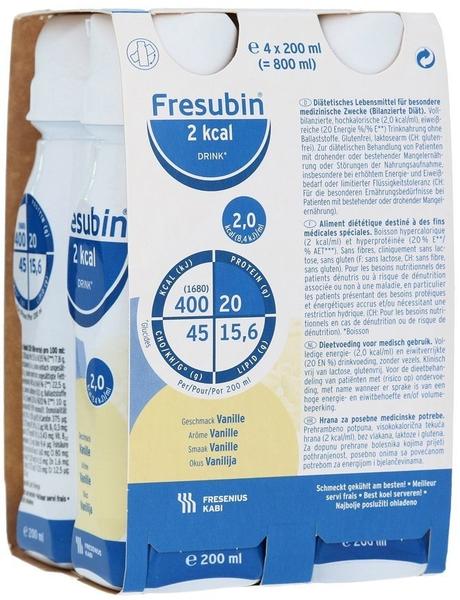 Count Price Company Fresubin 2kcal Drink Vanille (4 x 200ml)