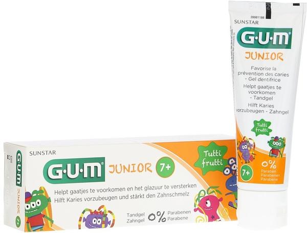 sunstar GUM Junior Zahngel Tutti-Frutti 7-12 Jahre 50 ml