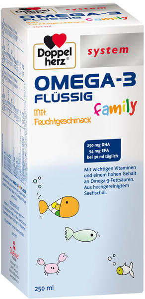 Doppelherz Omega-3 family flüssig system (250 ml)