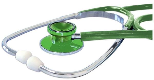 megro Stethoskop, Doppelkopf Stethoskop, verschiedene Farben, Farbe:grün