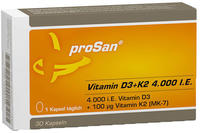 proSan Vitamin D3+K2 4.000 I.E. 30 St